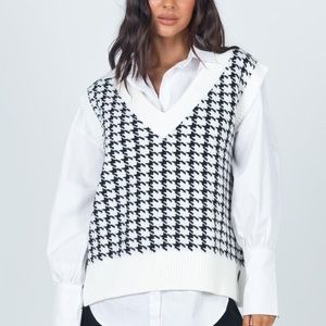 Princess Polly Ashton Sweater Vest in White